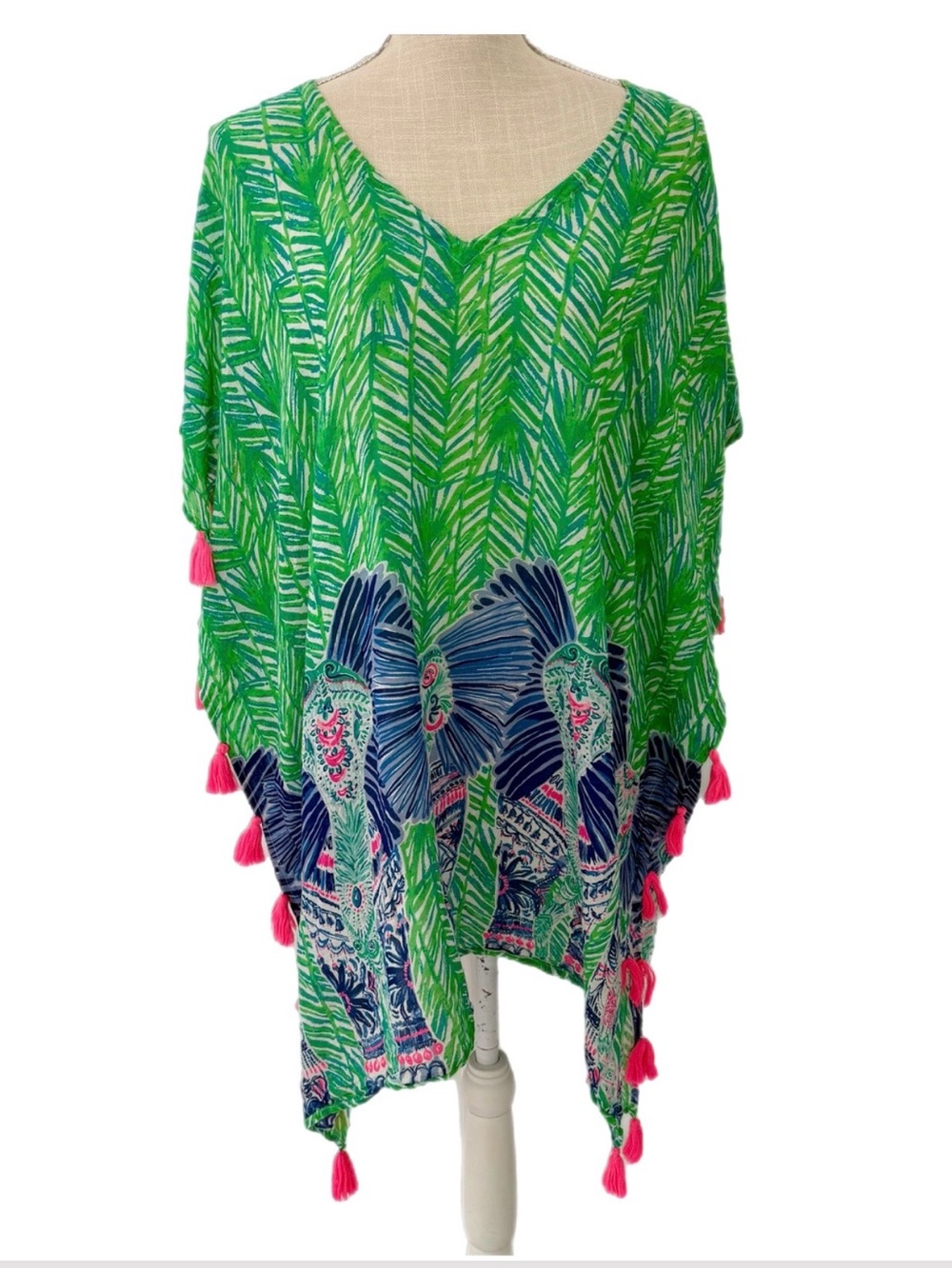 NEW LILLY PULITZER CASTILLA ELEPHANT SWIM COVERUP TUNIC